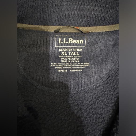 Men’s L.L.Bean Sweater Fleece Pullover - Picture 3 of 3